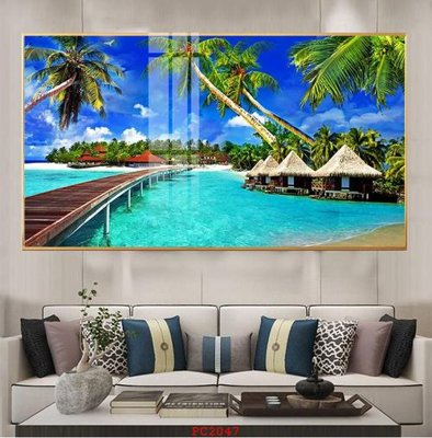 Ảnh gốc File tranh phong cảnh thiên nhiên PC2047 (siêu chi tiết) để in ấn