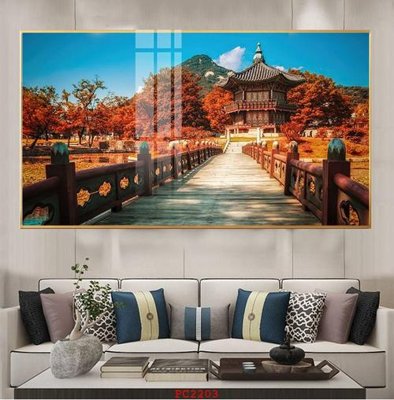 File in trần File tranh phong cảnh thiên nhiên PC2203 (bản gốc) phong cảnh