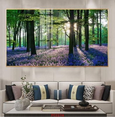 File gốc File tranh phong cảnh thiên nhiên PC2234 (in lụa) cao cấp