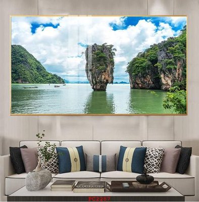 File tranh File tranh phong cảnh thiên nhiên PC2287 (gốc) in trên kính