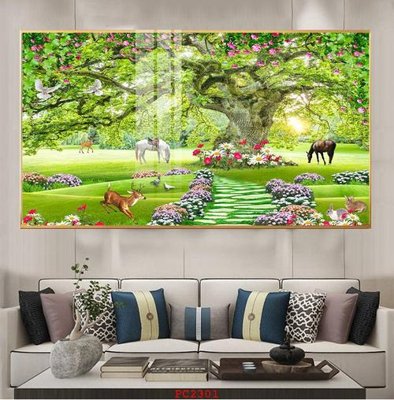 File tranh File tranh phong cảnh thiên nhiên PC2301 (bản gốc) treo phòng ăn