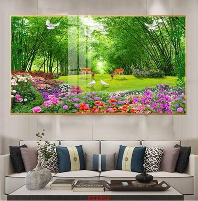 File in trần File tranh phong cảnh thiên nhiên PC2302 (bản gốc) bầu trời