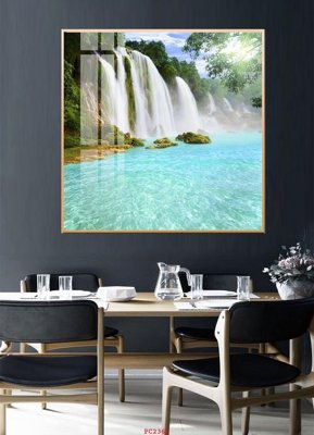 File gốc File tranh phong cảnh thiên nhiên PC2369 (in tráng gương) ốp tường