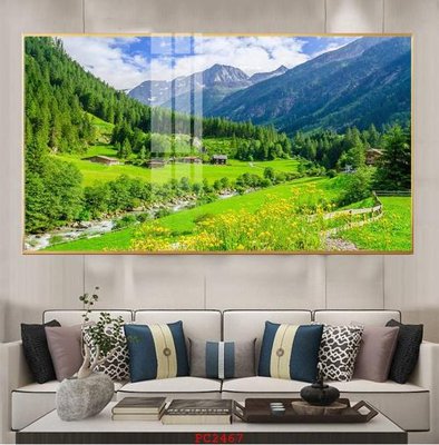 Tải file gốc File tranh phong cảnh thiên nhiên PC2467 (bản PSD) đầy đủ layer