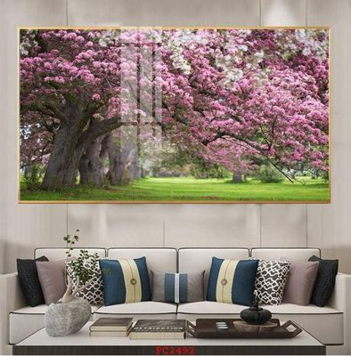 File PSD File tranh phong cảnh thiên nhiên PC2492 (nguyên bản) cho thiết kế