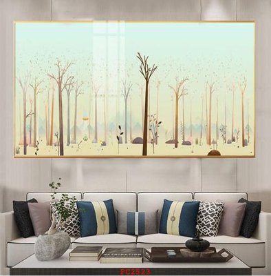 File gốc File tranh phong cảnh thiên nhiên PC2523 (trang trí) phòng trẻ em