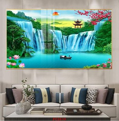 Tải file gốc File tranh phong cảnh thiên nhiên PC2639 (in khổ lớn) không vỡ