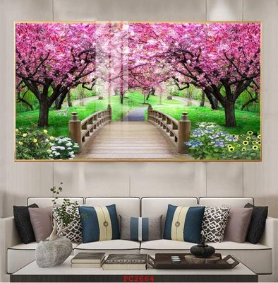 File gốc File tranh phong cảnh thiên nhiên PC2664 (phong cách) châu Âu