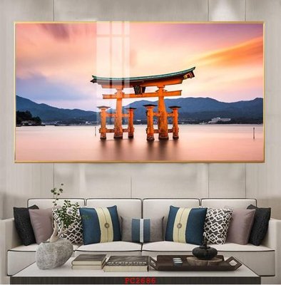 Tải file File tranh phong cảnh thiên nhiên PC2686 (gốc) làm file thiết kế