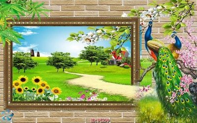 File tranh File gốc phong cảnh PC270 (bản gốc) in lụa 3D