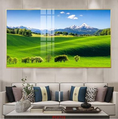 File gốc File tranh phong cảnh thiên nhiên PC2702 (in lụa) trang trí tường