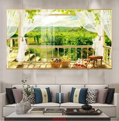 File gốc File tranh phong cảnh thiên nhiên PC2758 (in ấn) không giới hạn