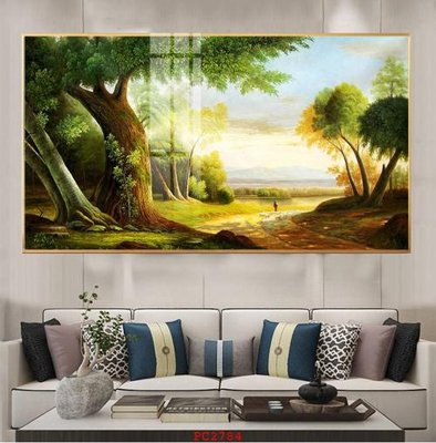 Download file gốc File tranh phong cảnh thiên nhiên PC2784 (in mica) 3D