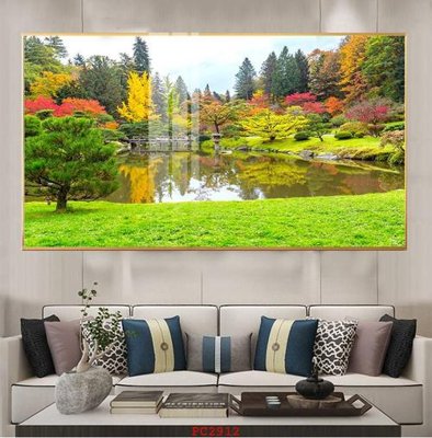 File gốc File tranh phong cảnh thiên nhiên PC2912 (bản quyền) cho in ấn