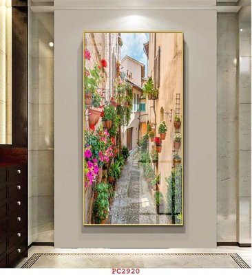 File gốc File tranh phong cảnh thiên nhiên PC2920 cho in ấn và thiết kế