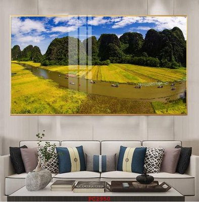 File gốc File tranh phong cảnh thiên nhiên PC2950 (in ấn) màu sắc trung thực