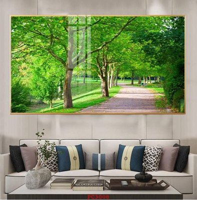 File in trần File tranh phong cảnh thiên nhiên PC3008 (file gốc) hoa văn 3D