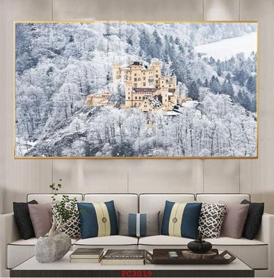 File gốc in ấn File tranh phong cảnh thiên nhiên PC3019 độ phân giải cao