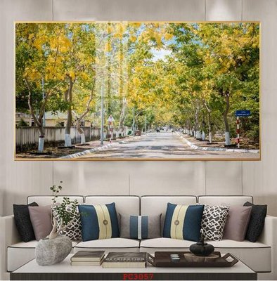 File tranh File tranh phong cảnh thiên nhiên PC3057 (bản gốc) in lụa dán tường