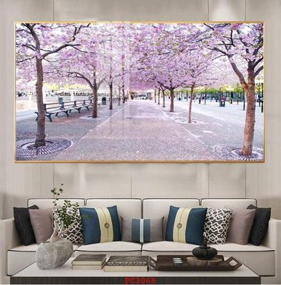 File in ấn File tranh phong cảnh thiên nhiên PC3068 chuyên nghiệp