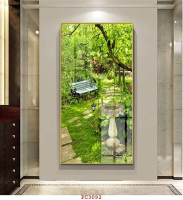 File tranh File tranh phong cảnh thiên nhiên PC3092 (file gốc) chủ đề phong thủy