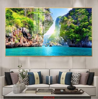 Chi tiết file tranh tráng gương File tranh phong cảnh thiên nhiên PC3134 (ảnh gốc)