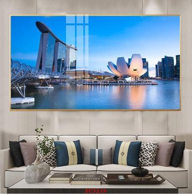 Download file gốc File tranh phong cảnh thiên nhiên PC3229 (in lụa) tranh 3D