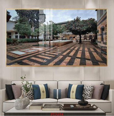 File in lụa File tranh phong cảnh thiên nhiên PC3284 (hoa văn) File tranh phong cảnh thiên nhiên PC3284