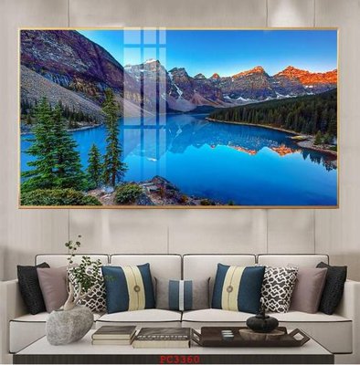 File gốc File tranh phong cảnh thiên nhiên PC3360 (in lụa) tranh phong thủy