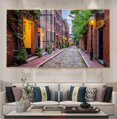 File tranh File tranh phong cảnh thiên nhiên PC3449 (gốc) chủ đề thành phố