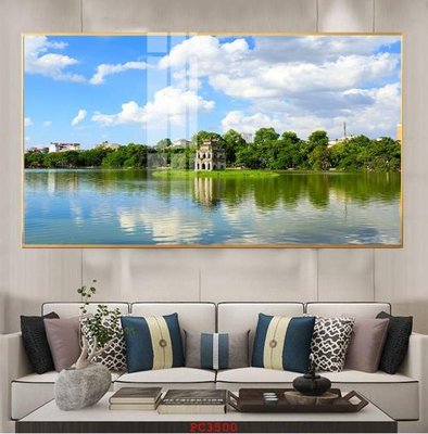 File in mica File tranh phong cảnh thiên nhiên PC3500 (bản gốc) làm vách ngăn