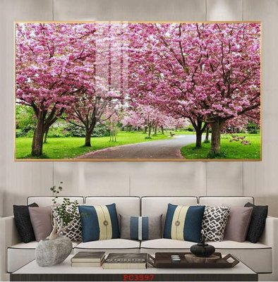 Tải file PSD File tranh phong cảnh thiên nhiên PC3597 (nguyên layer) để in