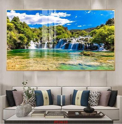 File gốc File tranh phong cảnh thiên nhiên PC3610 (in lụa) trang trí tường