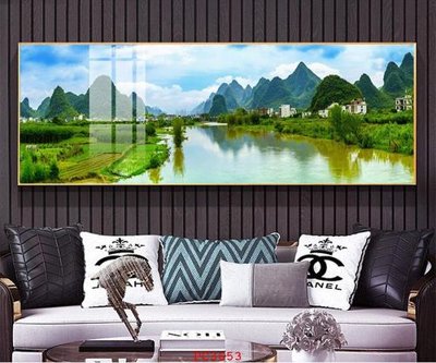 Ảnh gốc file in lụa File tranh phong cảnh thiên nhiên PC3653 chi tiết