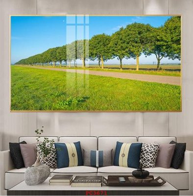 File gốc File tranh phong cảnh thiên nhiên PC3671 (in mica) trang trí