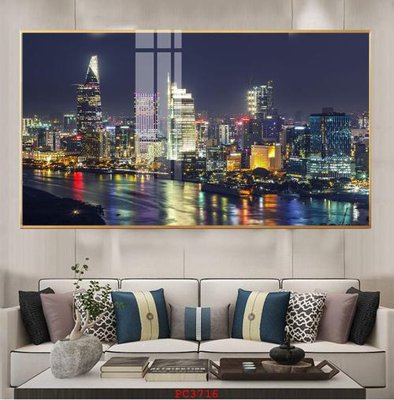 File gốc File tranh phong cảnh thiên nhiên PC3716 (chủ đề hiện đại) trang trí