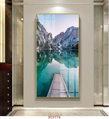 Hình ảnh file gốc in lụa File tranh phong cảnh thiên nhiên PC3776