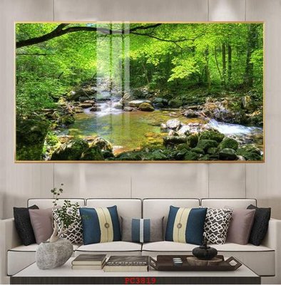 File gốc File tranh phong cảnh thiên nhiên PC3819 (in mica) trang trí