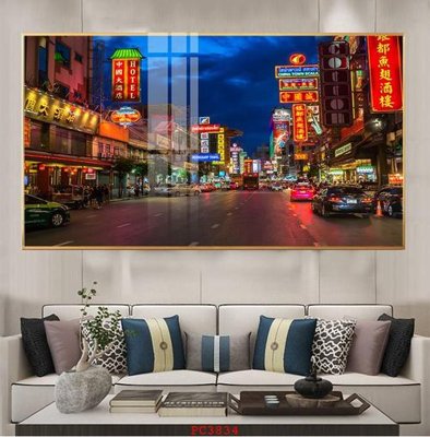 File gốc File tranh phong cảnh thiên nhiên PC3834 (in tráng gương) ốp tường