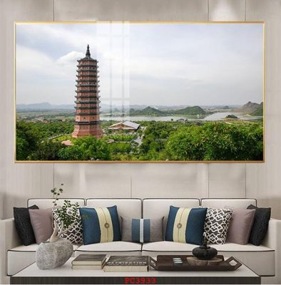 File PSD File tranh phong cảnh thiên nhiên PC3933 (gốc) cho in quảng cáo