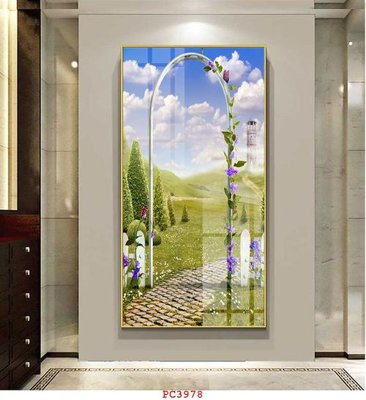 Hình ảnh file gốc File tranh phong cảnh thiên nhiên PC3978 cho in UV