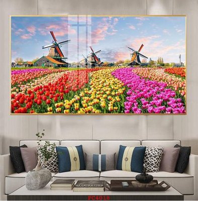 Ảnh gốc File tranh phong cảnh thiên nhiên PC4018 (nét căng) in mica