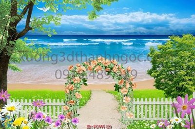 File gốc File gốc phong cảnh PC444 (in lụa) chi tiết cao