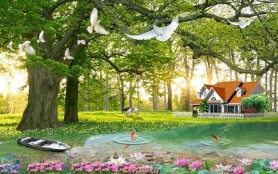 Tải file File gốc phong cảnh PC557 (ảnh gốc) in gạch 3D