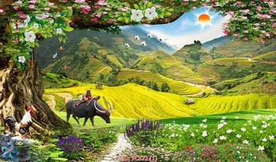 Tải file tranh gốc File gốc phong cảnh PC572 chất lượng cao