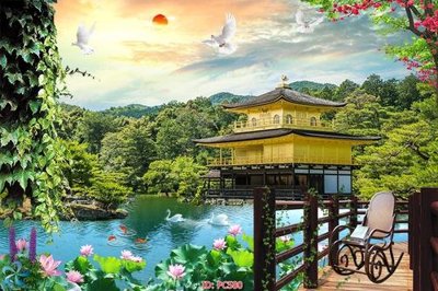 File PSD File gốc phong cảnh PC580 (gốc) nhiều lớp (multi-layer)