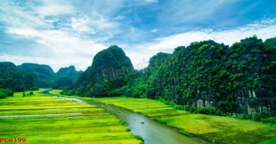 File gốc File tranh phong cảnh việt nam PC6199 (in mica) trang trí