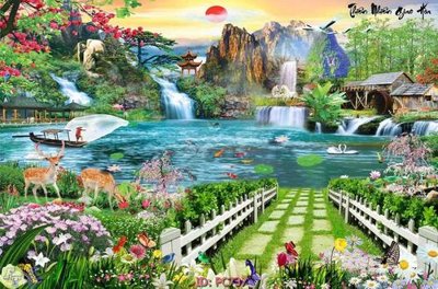 File in ấn File gốc phong cảnh PC737 (bản gốc) từ file gốc