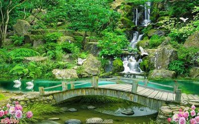 File gốc File gốc phong cảnh PC794 (in lụa) họa tiết 3D