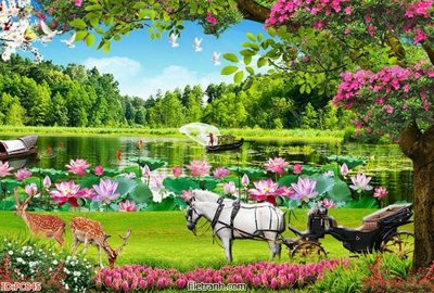 Tải file tranh gốc File gốc phong cảnh PC845 chất lượng cao